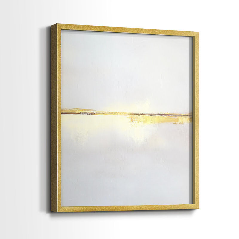 "ABSTRACT Series DCXCVII" par J Paul, Doré, H 15 po x l 12 po