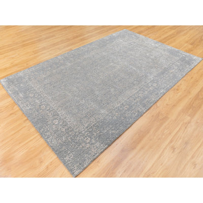 One-of-a-Kind 5'10" X 9'1" New Age Area Rug in Gray