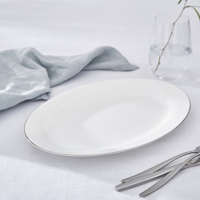 Serendipity Platinum - Oval Platter