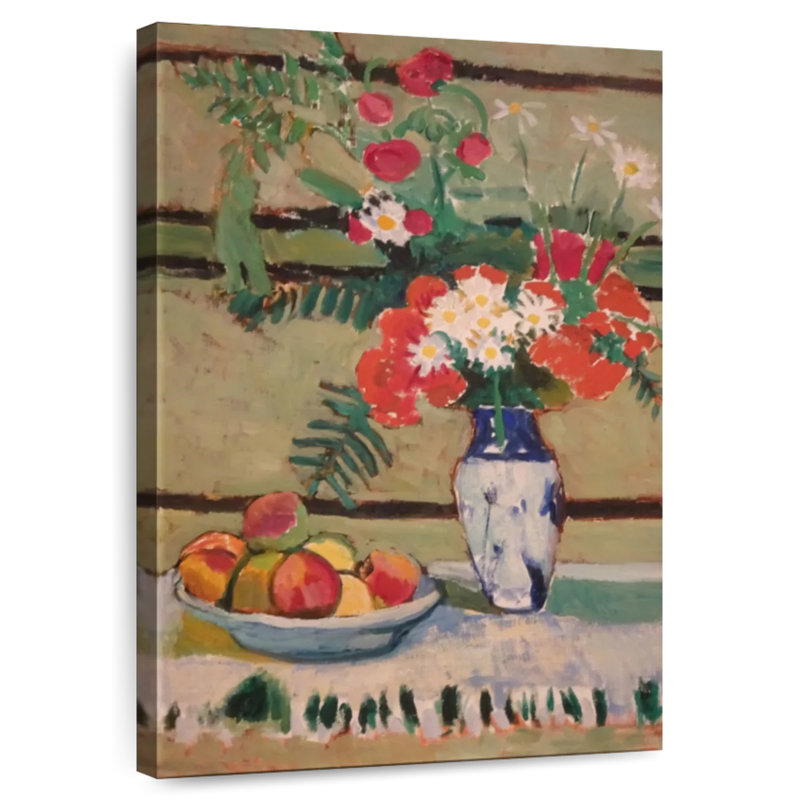 Harnek fleurs et fruits, H 51 po x l 34 po