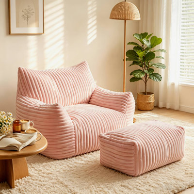 Canapé Bonean Bean Bag avec rembourrage en mousse viscoélastique