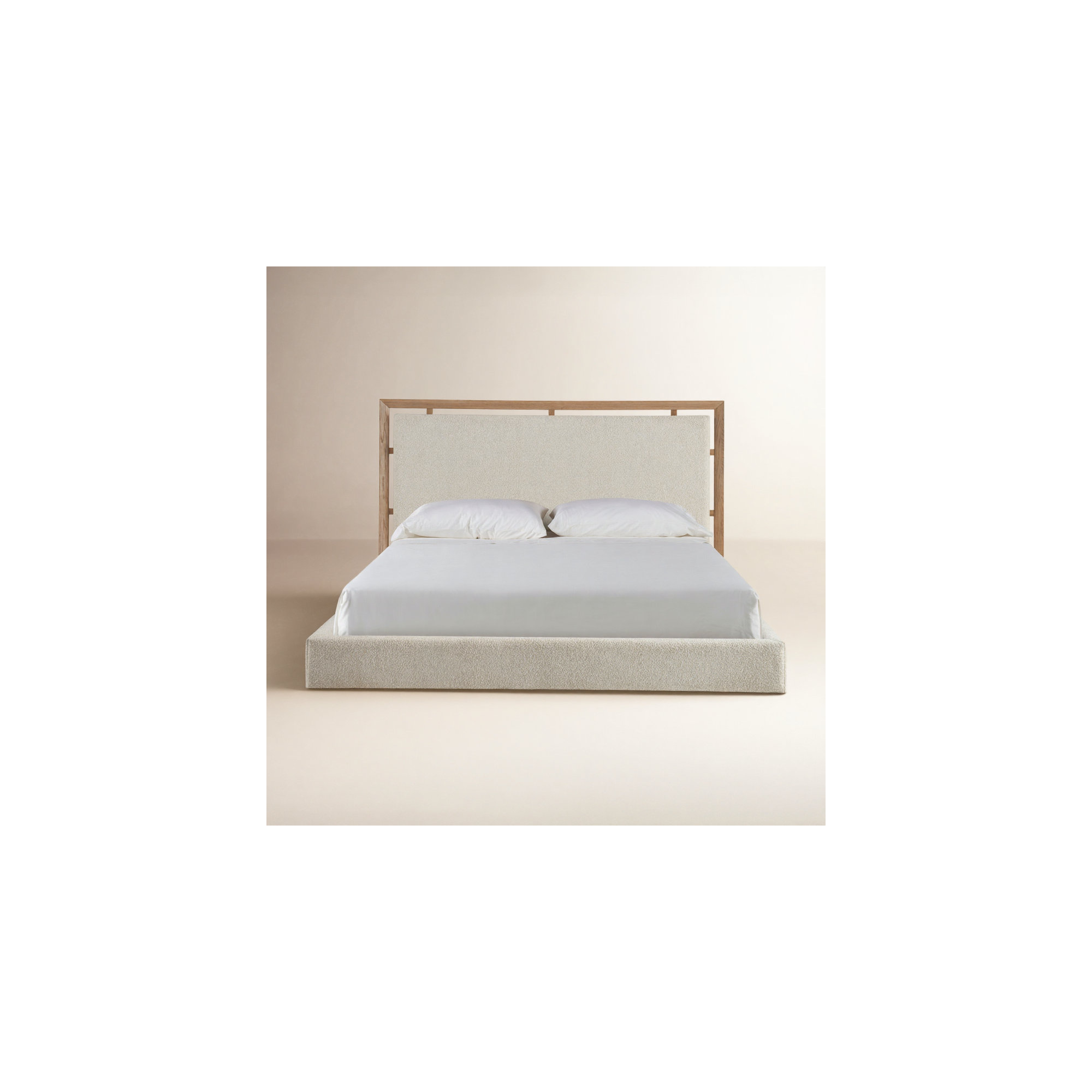 Caterina Upholstered Bed, Sheldon Ivory/Skylark, King