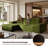 114'' L-Shaped Cloud Sectional Sofa with Chaise-1069440019
