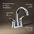 Simplice Centerset Bathroom Sink Faucet, 1.2 Gpm-75217947