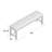 Veliz Polyester Upholstered Bench-852450163