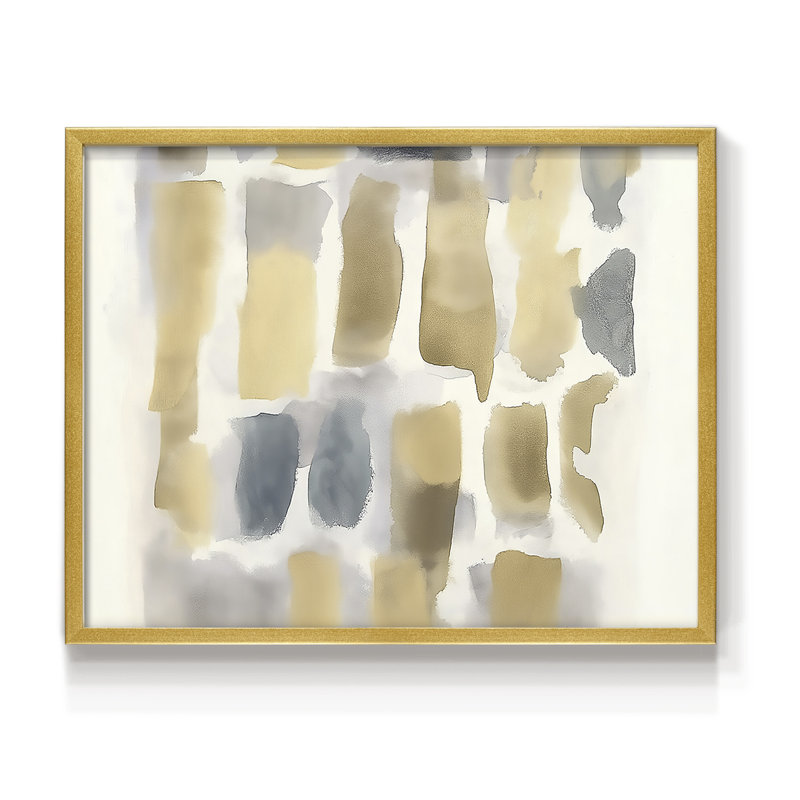 Abstrait, série LXVII, reproduction encadrée, H 8 po x l 10 po