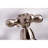 Kingston Brass English Country Two-Handle 4-Hole Deck Mount Bridge Kitchen Faucet with Brass Side Sprayer-35598783