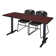 Neyland Cain T-Base Training Seminar Table & 2 Zeng Stack Chairs