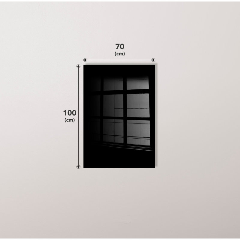 Superbe peinture murale en verre trempé 27,6 po x 39,4 po | 100% verre trempé, épaisseur: 0,16 pouce | Décoration élégante pour le salon ou le bureau, durable et facile à nettoyer, idée de cadeau parfaite