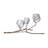 Twig 3 Vase Holder-Nickel-22841096