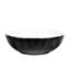 Lavabo de salle de bain vasque rond en céramique 16 po - Design de bol moderne texturé en noir-120152498
