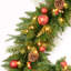 Guirlande de Noël 9 pi avec 70 lumières chaudes