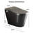 Smart Toilet One Piece In Black, W/built-in Bidet, Auto Open/close Seat, Warm Water/dryer For Home Bathroom-122444610