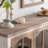 White + Burlywood Solid Wood Display Cases
