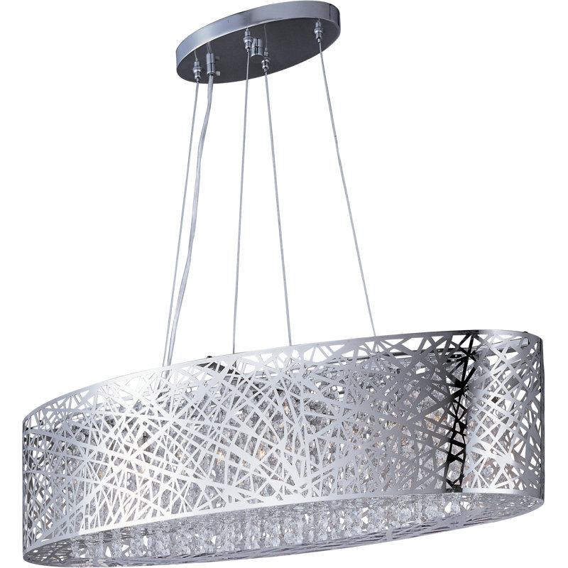 Borkholder - Light Kitchen Island Pendant, Silver