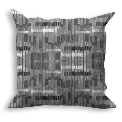 Geometric Outdoor Reversible Throw Pillow