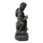 Statue de fille et de garçon lecture conjointe Yadiel