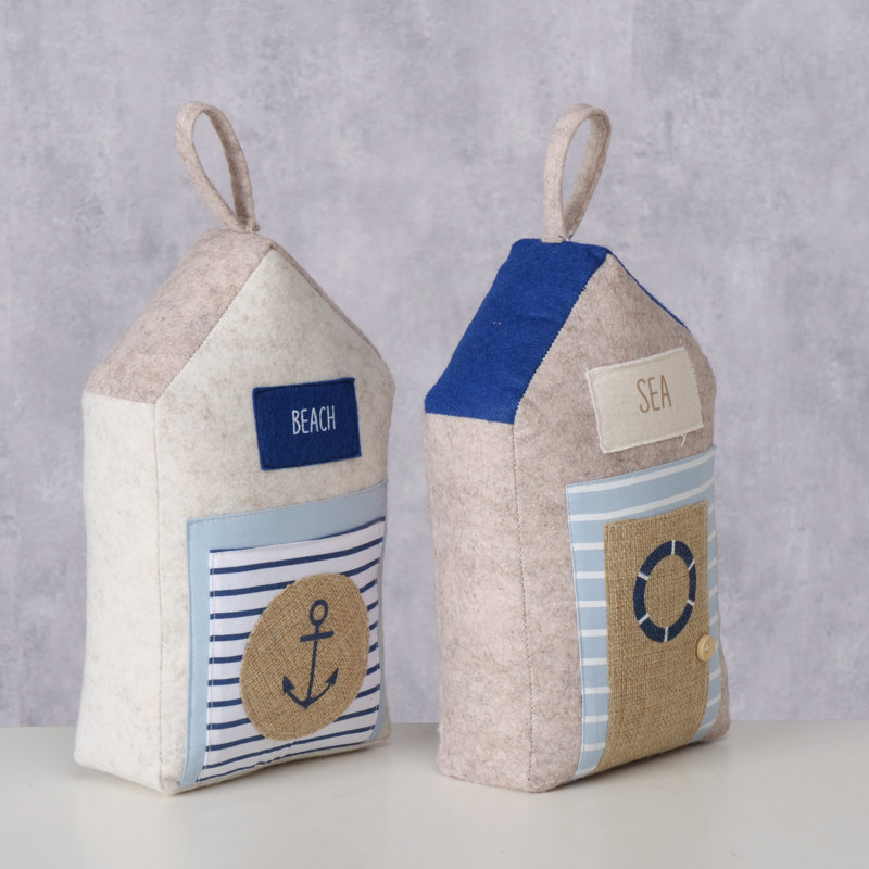 2 butées de porte douces 2 pièces Coastal Cabana
