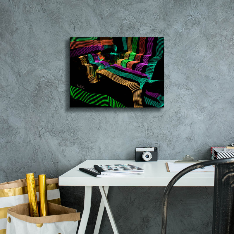 'Led Lights 4' by Ben Heine, Canvas Wall Art, 12" H x 16" W x 0.75" D