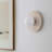 Tivoli 9.75" Modern Minimalist 1-Light Ovoid Travertine LED Wall Sconce