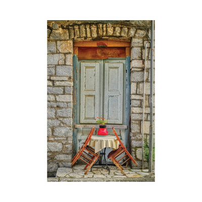 These Seats Are Taken by Zoe Schumacher - Wrapped Canvas Painting