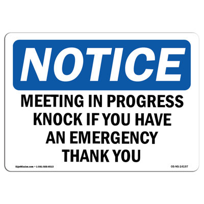 Notice Sign