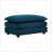 Sofas Couches | Modular L-Shaped Sectional with Reversible Ottoman | Solid Wood Frame | Navy Blue | Chenille