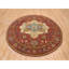 Tapis oriental rond en laine noué à la main 10 pi x 10 pi Hera