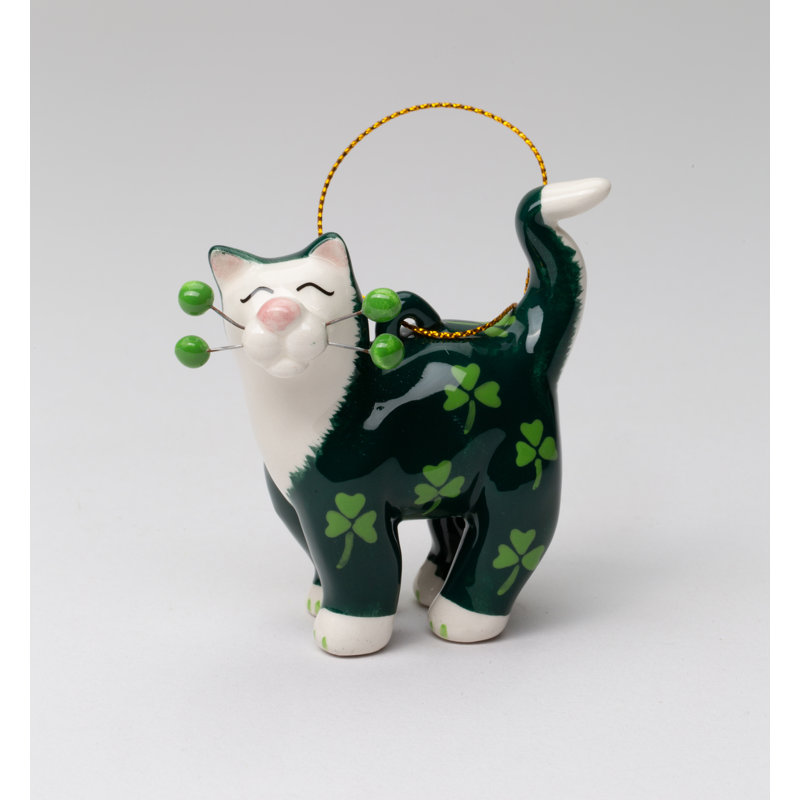 Ornement Whisker Cat - Shamrock