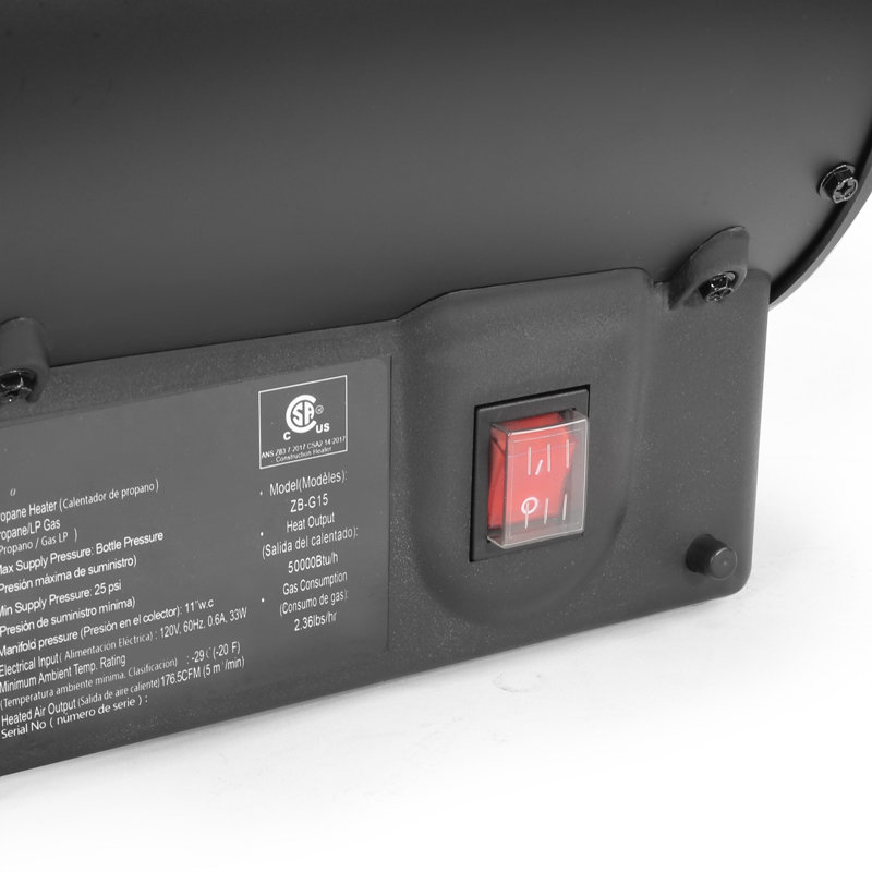 XtremepowerUS 50000 BTU Propane Utility Space Heater
