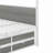 Emenie Queen Size Metal Canopy Platform Bed with Twin Size Trundle and 3 Drawers-1083768285