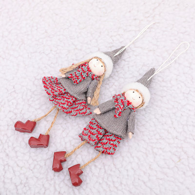 7'' Fabric Hanging Figurine Ornament