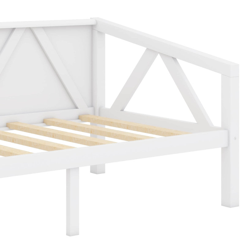 Contemporary Minimalist Daybed Design, White