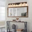 Applique murale industrielle pour salle de bain 50 lumières avec abat-jour en verre et décoration en bois de style rustique à 50 lumières de 50 po (sans ampoules)-260806694-260806693