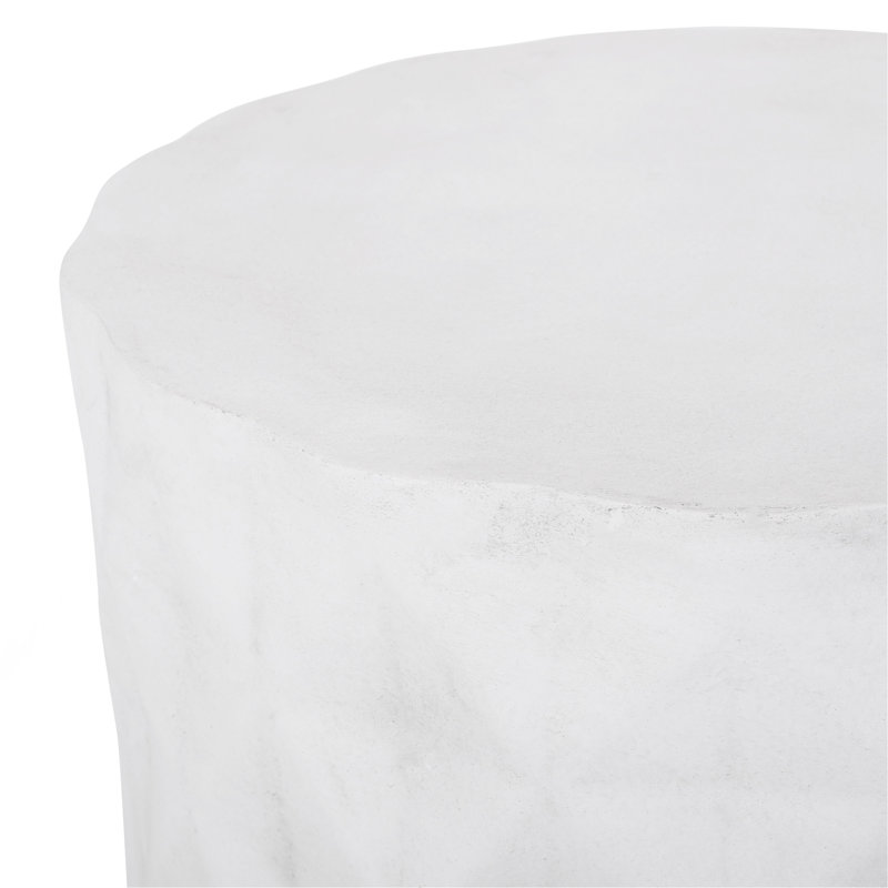 Table d'appoint d'extérieur en béton léger