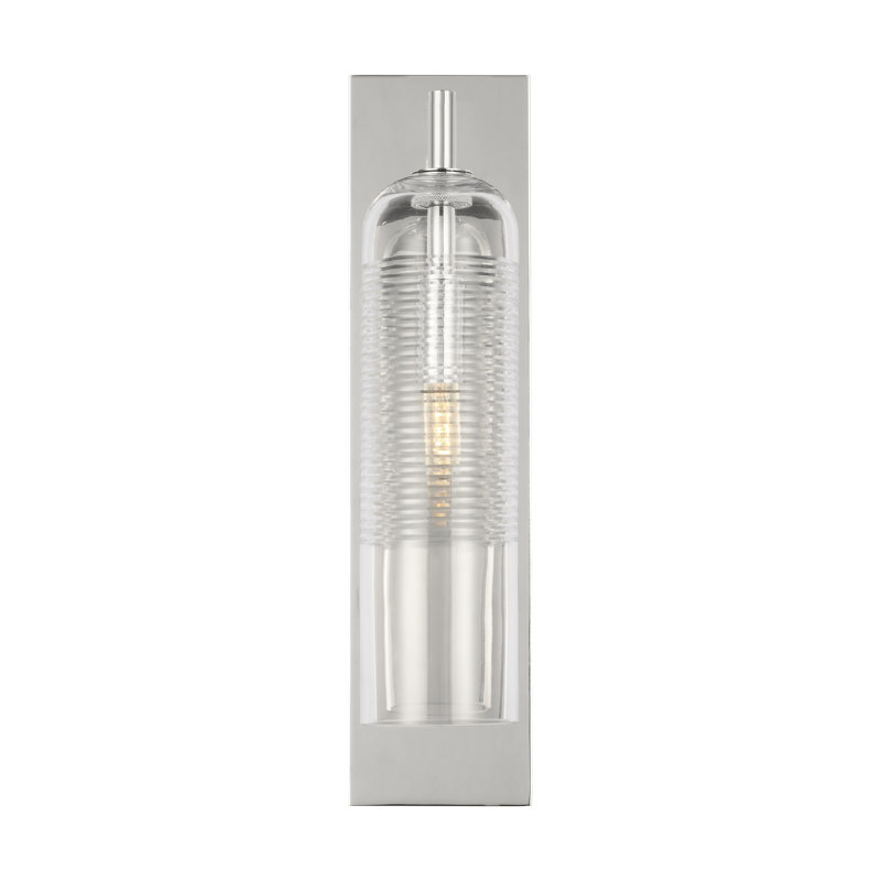 Leano 1 - Light Armed Sconce, Polished Nickel