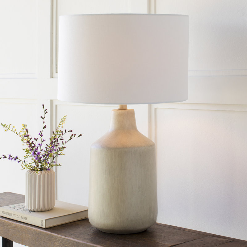 Lockwood Concrete Table Lamp - Modern 25" Design