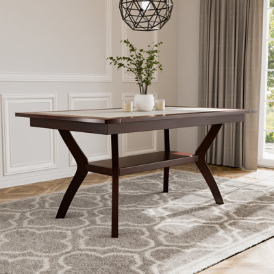Gabaldon Solid Wood Base Dining Table