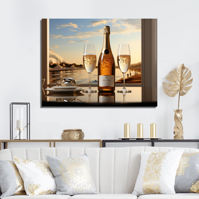 Bulles de rêves I sur toile, Toile tendue, H 16 po x l 32 po x P 1 po