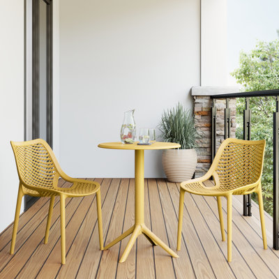 2-Person Outdoor Round Dining Set