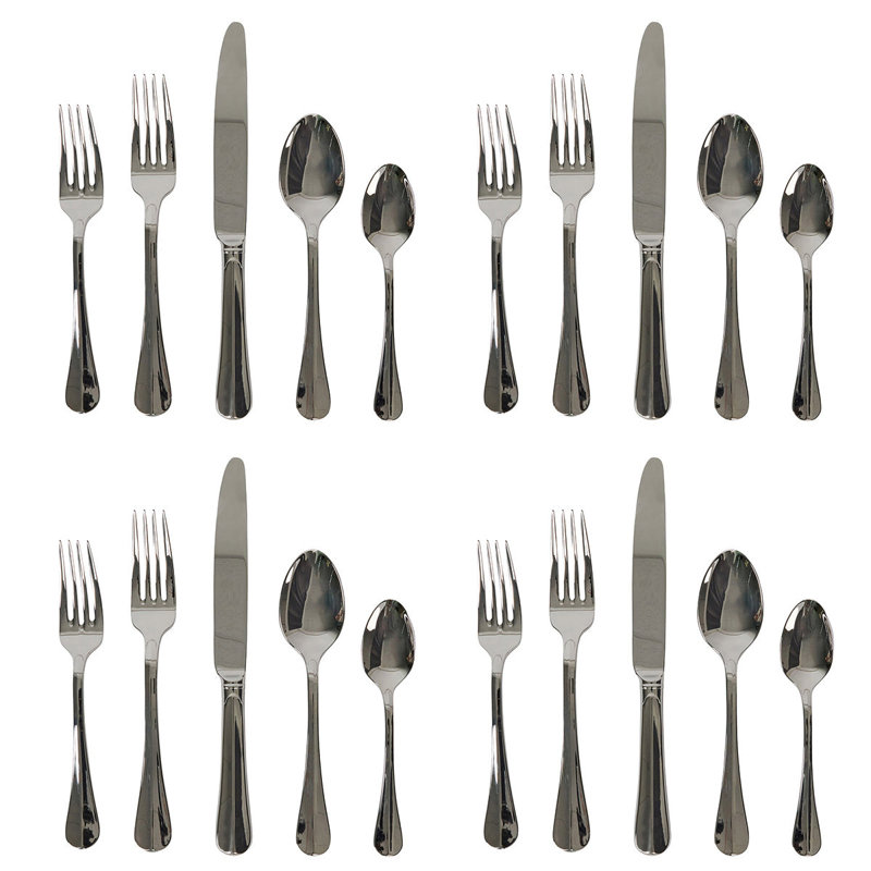 Bistro 20Pc Place Setting - Polished