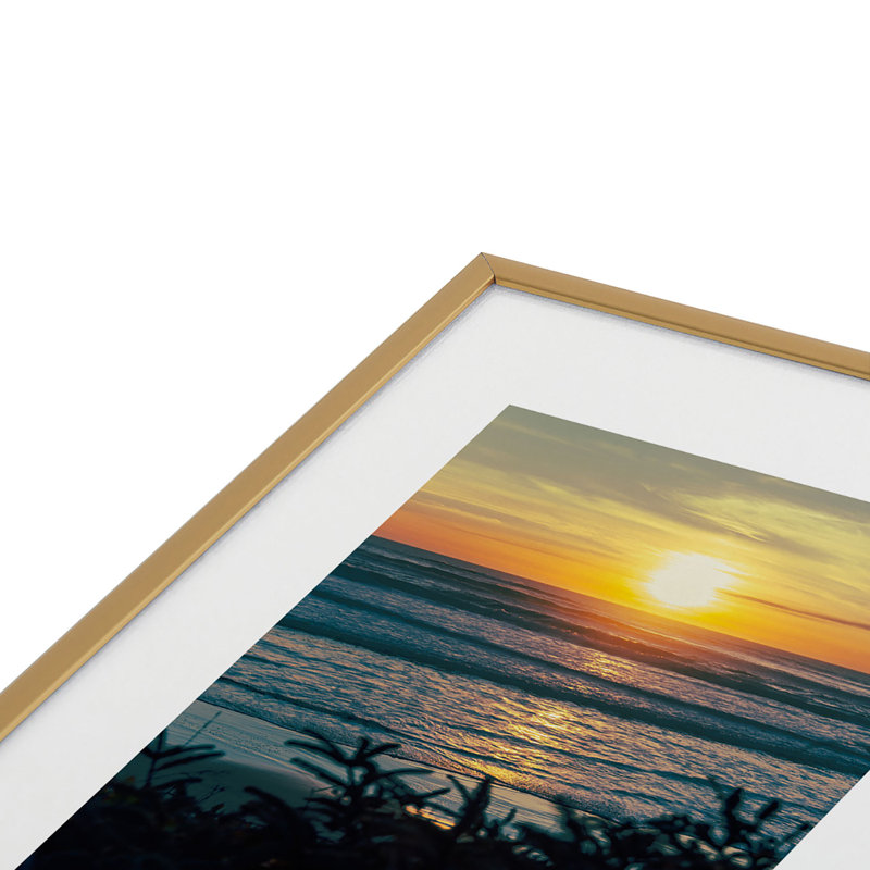 Impression sur toile encadrée Hannah Kemp Coastal Summer, Or, H 10 po x l 8 po