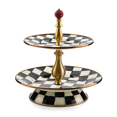 Courtly Check® Two Tier Sweet Stand