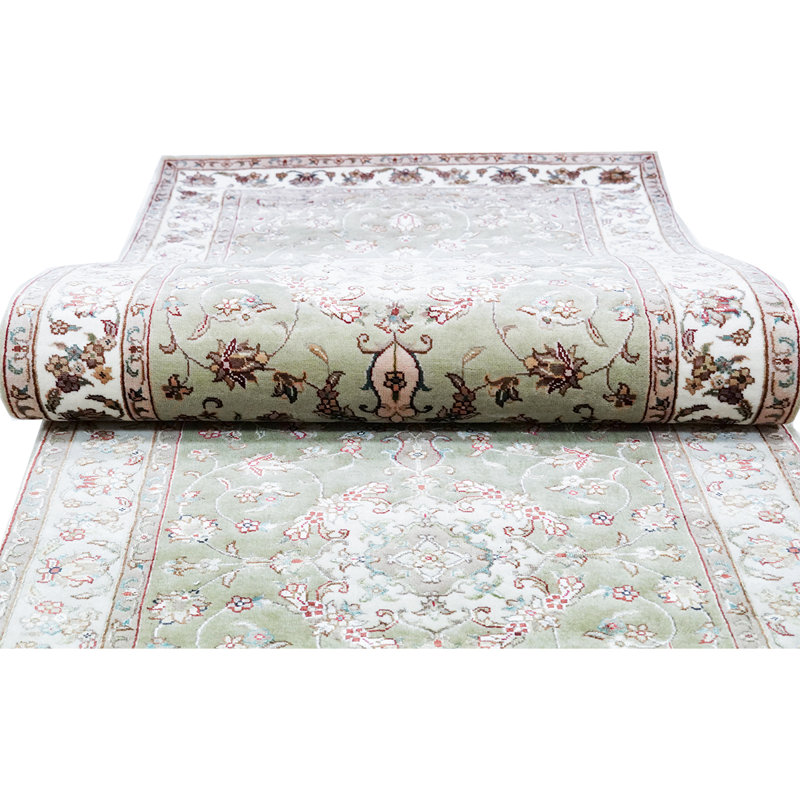Wool Oriental Area Rug, Runner 2'6" x 12'