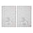 Witchy Pumpkins Striped Tea Towel Set of 2 19x28