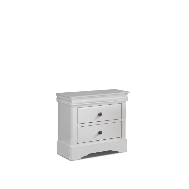 Louis Philip Nightstand, White