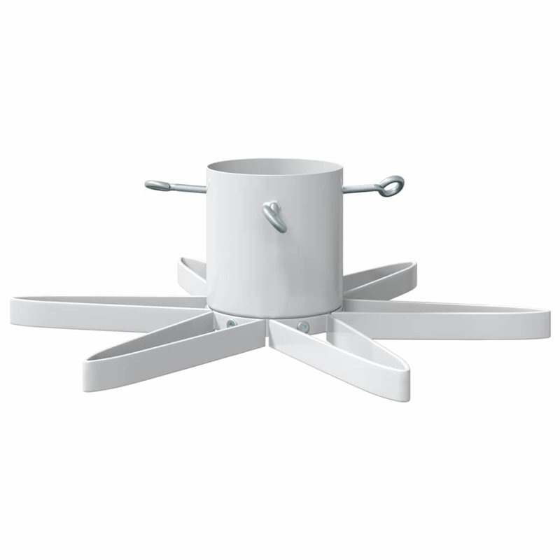 Christmas Tree Stand 1.73 49 x 49 x 15.5 cm Steel, White