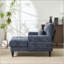 Chaise longue moderne avec structure en bois massif-354106752