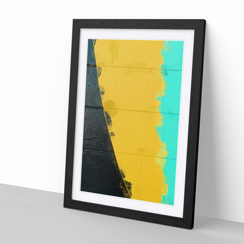 Triumph in Abstract - Framed Print, Black, 76cm H x 50cm W x 2cm D
