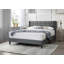 Linen Bed with Tufted Headboard-434920674-405671602